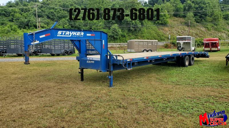 2022 Stryker Trailers 8.5x40 Gooseneck 24K Dually Flatbed Trailer (with ...