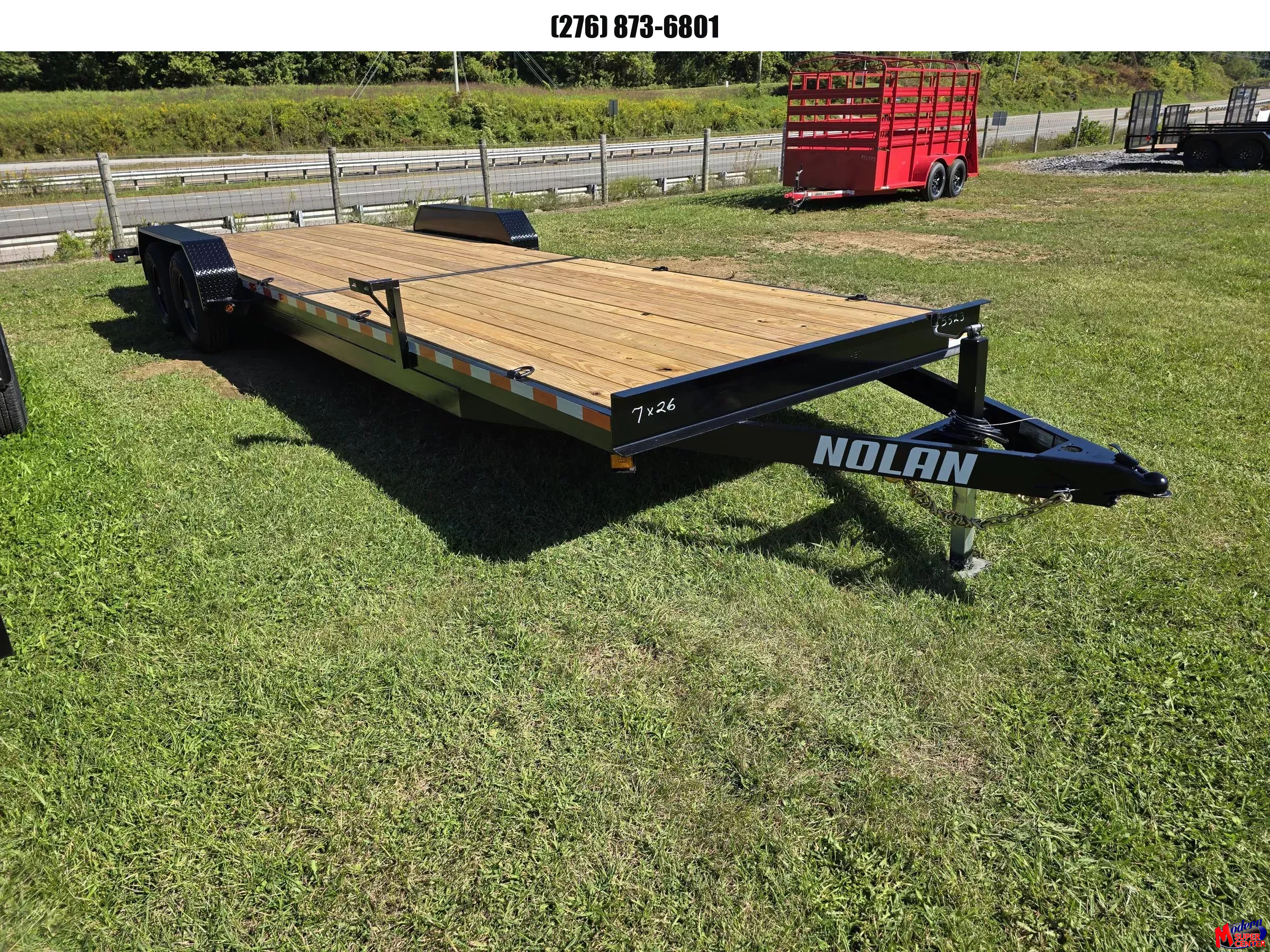 INTERCONTINENTAL EXPRESS トレーラー A-1 約８６cm 2025 Nolan Manufacturing 7X26 10K Car Hauler Trailer with Slide