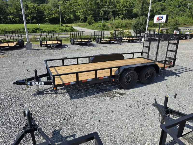 2025 Nolan 6X16 7K E Landscape Trailer with Heavy-Duty Ramp
