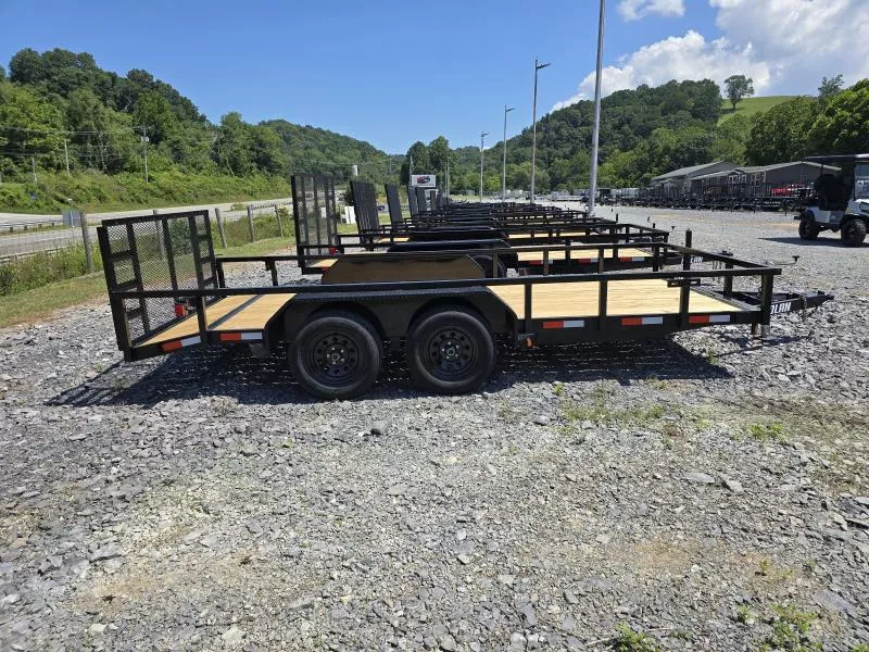 2025 Nolan 7x16 Tube Top Landscape Trailer (with 2' Dovetail, 30" Tall Ramp)