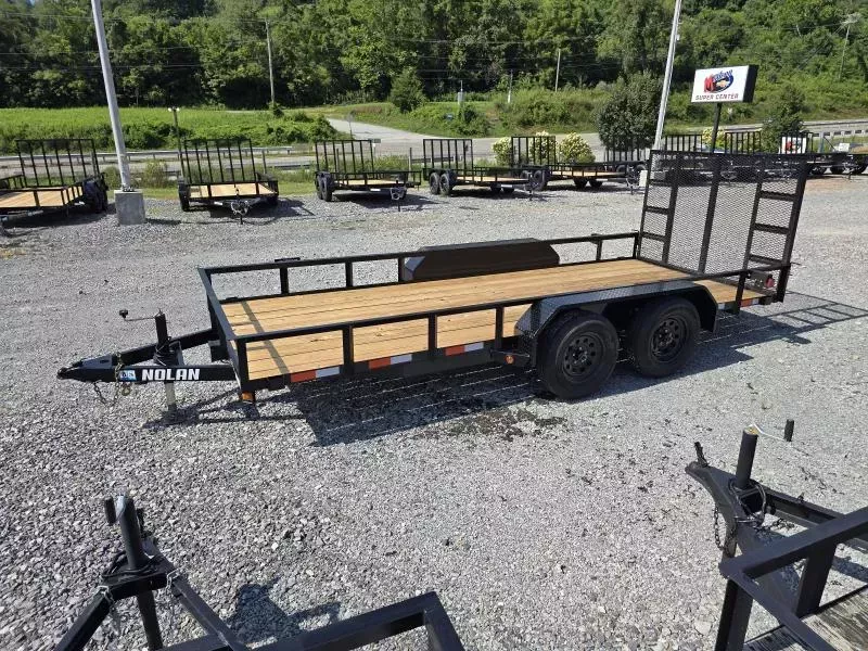 2026 Nolan 6X16 7K E Landscape Trailer with Heavy-Duty Ramp