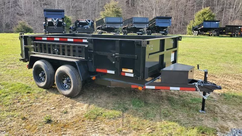 2025 Carry-On 6X12 Low Profile 10K-18" High Sides Dump Trailer with Ramps and Combo Tailgate