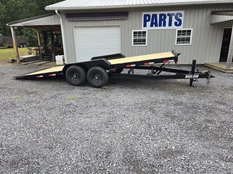 2025 Nolan Manufacturing 7x20 14K Full Tilt Trailer with Dual Cylinders