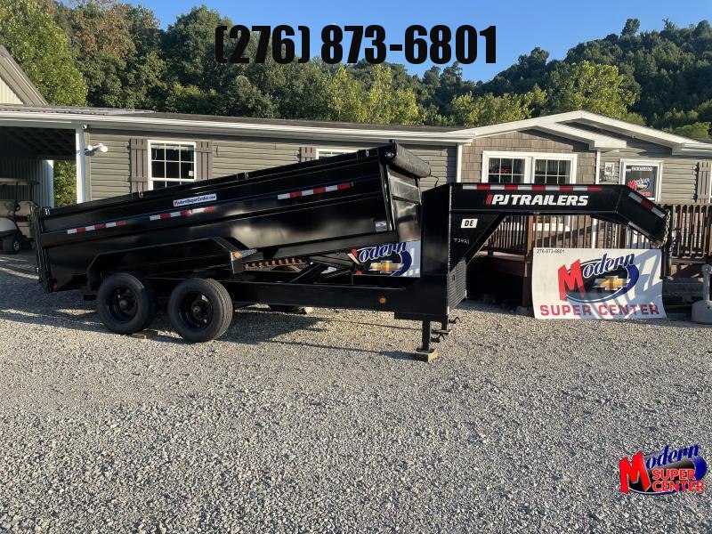 2023 PJ Trailers 82.5" x 16' Gooseneck DE Dump Trailer 2023 PJ Trailers 82.5" x 16' Gooseneck DE Dump Trailer