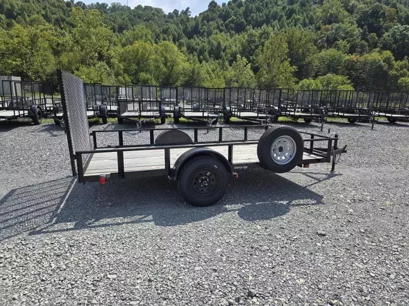 2024 Carry-On 6X12 Tube Top Utility Trailer with Spare Tire