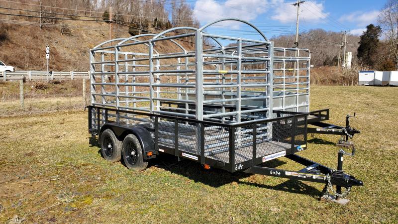 2021 Carry-On 6X14GWHS 2 Brake Utility Trailer with 12' Stock Insert 2021 Carry-On 6X14GWHS 2 Brake Utility Trailer with 12' Stock Insert