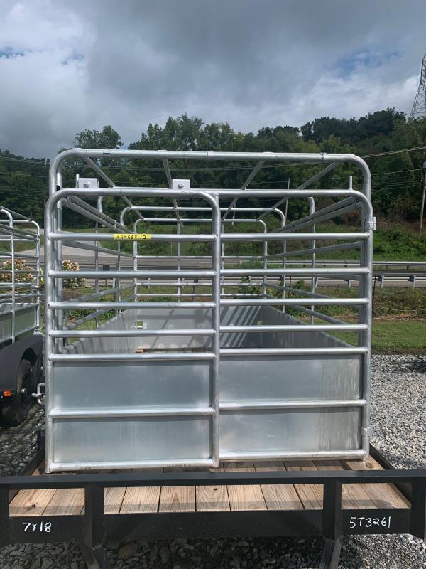  Ranger 12' Livestock Insert (Trailer NOT Included, with Combo Swing/Slide Door)