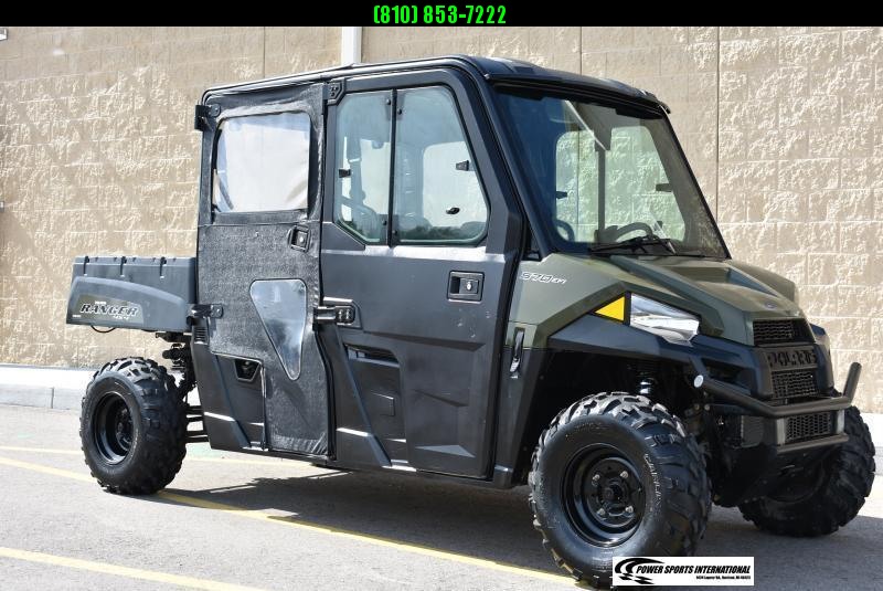 2019 POLARIS RANGER CREW 570 EFI 6 PASSENGER EPS HUNTER GREEN EDITION UTILITY UTV #6901 2019 POLARIS RANGER CREW 570 EFI 6 PASSENGER EPS HUNTER GREEN EDITION UTILITY UTV #6901
