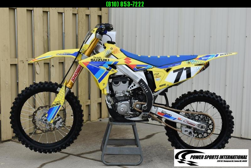 2019 SUZUKI RMZ 450 L9 4-Stroke MX Off Road Motorcycle #0292 2019 SUZUKI RMZ 450 L9 4-Stroke MX Off Road Motorcycle #0292