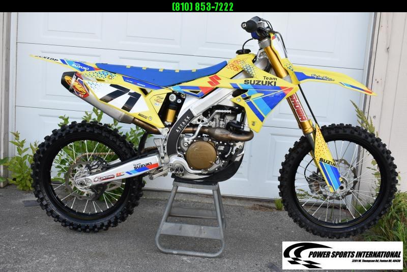 2019 SUZUKI RMZ 450 L9 4-Stroke MX Off Road Motorcycle #0292 2019 SUZUKI RMZ 450 L9 4-Stroke MX Off Road Motorcycle #0292