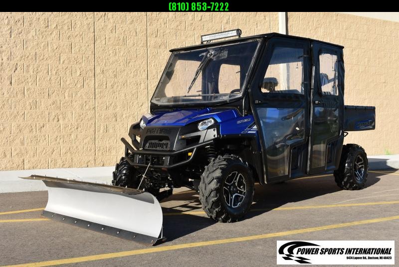 2013 POLARIS RANGER CREW 800 EFI EPS LIMITED EDITON (ELECTRIC POWER STEERING) 6-SEATER UTILITY UTV w/ SNOWPLOW #9897 2013 POLARIS RANGER CREW 800 EFI EPS LIMITED EDITON (ELECTRIC POWER STEERING) 6-SEATER UTILITY UTV w/ SNOWPLOW #9897