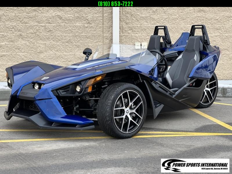 2017 POLARIS SLINGSHOT SL LIMITED EDITION METALLIC BLUE FIRE TOP OF THE LINE CRUISER MOTORCYCLE SIDE BY SIDE #117386 2017 POLARIS SLINGSHOT SL LIMITED EDITION METALLIC BLUE FIRE TOP OF THE LINE CRUISER MOTORCYCLE SIDE BY SIDE #117386