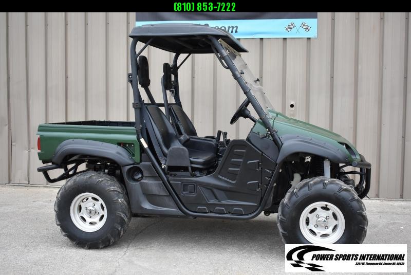 2009 YAMAHA YXR7FYGR RHINO HUNTER GREEN 4X4 UTILITY UTV w/ EXTRAS #0640 2009 YAMAHA YXR7FYGR RHINO HUNTER GREEN 4X4 UTILITY UTV w/ EXTRAS #0640