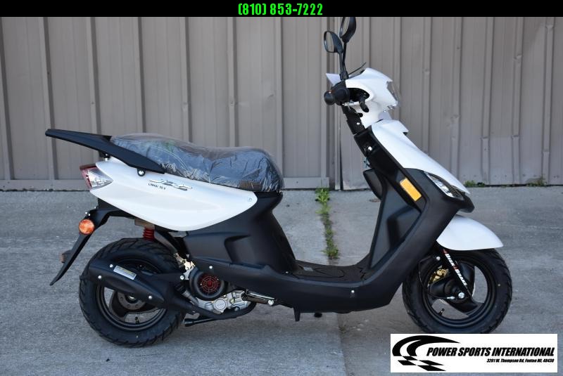 2020 Aeolus Linhai 50V YAMAHA JOG Scooter White #0032 2020 Aeolus Linhai 50V YAMAHA JOG Scooter White #0032