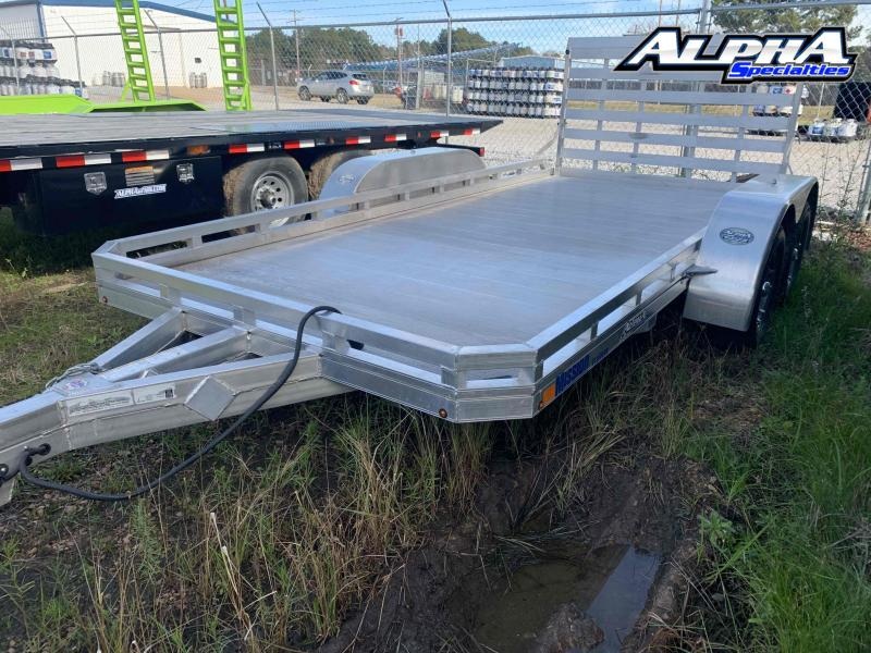 Used 2019 Mission 6.5 x 14 Tandem Axle Aluminum Utility Trailer 7K GVWR Used 2019 Mission 6.5 x 14 Tandem Axle Aluminum Utility Trailer 7K GVWR