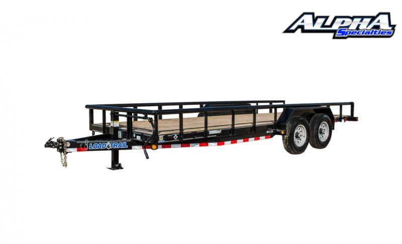 2021 Load Trail 83" x 18' Tandem Axle Carhauler w/3" x 5" Angle Frame 14K GVWR 2021 Load Trail 83" x 18' Tandem Axle Carhauler w/3" x 5" Angle Frame 14K GVWR