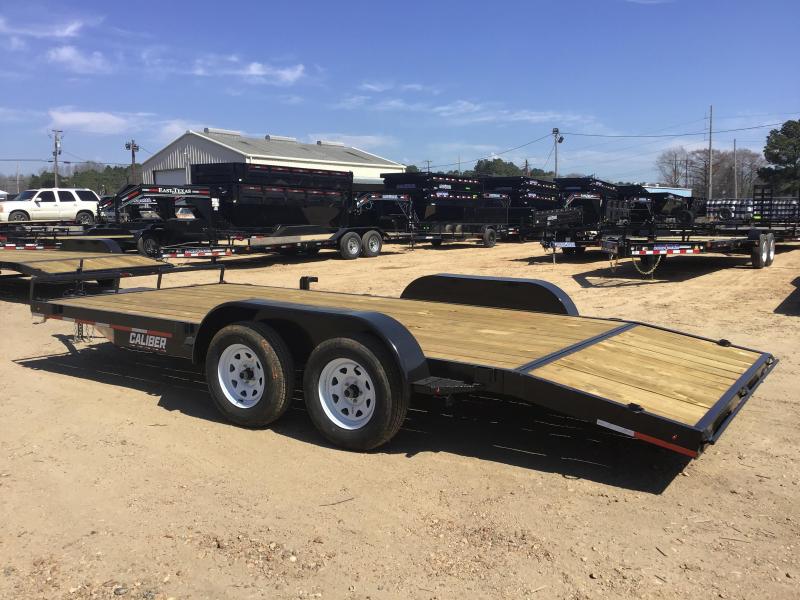 2022 Caliber 7 x 18 Tandem Carhauler - 7k GVWR 2022 Caliber 7 x 18 Tandem Carhauler - 7k GVWR