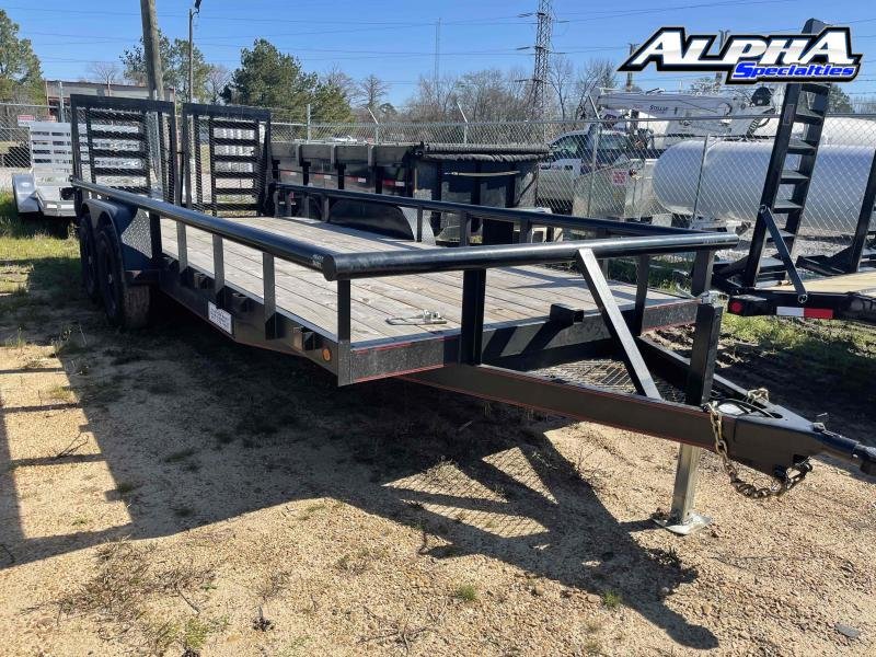 Used 2020 Custom Built 83" x 20' Tandem Axle Car / Equipment Hauler Trailer 14K GVWR Used 2020 Custom Built 83" x 20' Tandem Axle Car / Equipment Hauler Trailer 14K GVWR