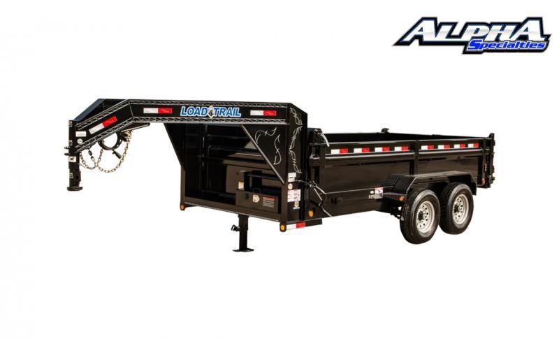 2021 Load Trail 83" x 16' Tandem Axle Gooseneck Dump Trailer 14K GVWR w/ 24" Sides 2021 Load Trail 83" x 16' Tandem Axle Gooseneck Dump Trailer 14K GVWR w/ 24" Sides