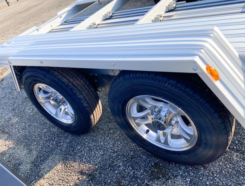 2022 Trailex CT-8055EB ALL ALUMINUM OPEN CAR TRAILER 6' 8" X 16 FT 3H5tRI
