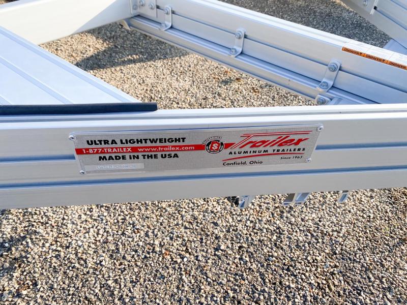 2022 Trailex CT-8055EB ALL ALUMINUM OPEN CAR TRAILER 6' 8" X 16 FT HuXVD6