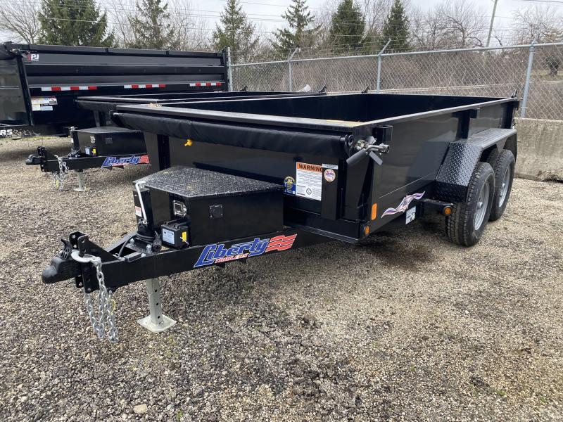 2023 Liberty 6 X 12 FT LOW PRO DUMP TRAILER WITH TARP KIT AND SPREAD GATE