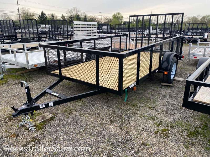 2022 CarryOn 6 X 12 FT TANDEM AXLE 24" HIGH SIDE MESH UTILITY TRAILER
