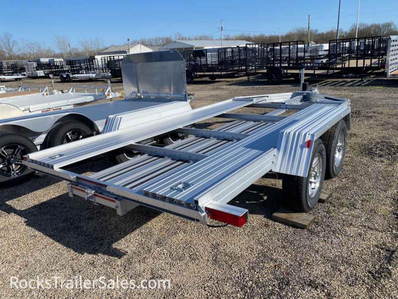 2022 Trailex CT7551EB ALL ALUMINUM OPEN CAR TRAILER 6' 8" X 14 FT