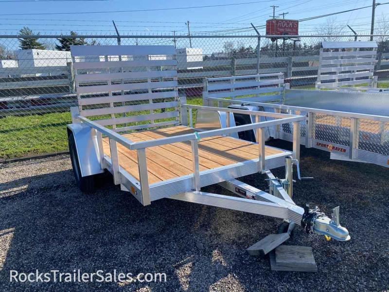 2022 Sport Haven 5 X 8 FT ALUMINUM UTILITY TRAILER WOOD DECK UeD1m4