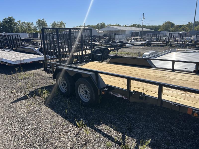 2024 Liberty 7 X 16 FT UTILITY TRAILER TANDEM AXLE WITH SPRING ASSIST