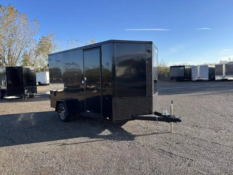 2026 Formula Trailers 7 X 12 FT TRAVERSE CARGO TRAILER BLACK OUT TRIM SINGLE AXLE ELECTRIC BRAKE