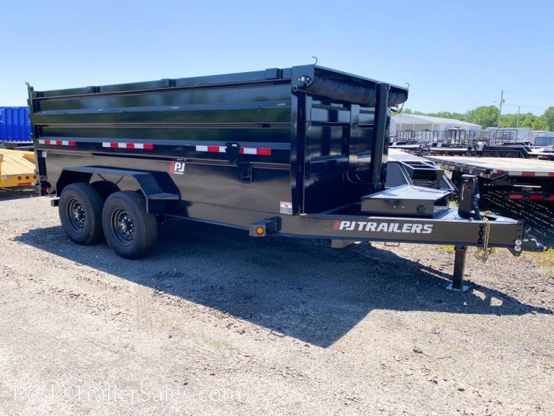 2022 PJ Trailers 14 FT TELESCOPIC DUMP TRAILER HIGH SIDE RAMPS AND TARP 2022 PJ Trailers 14 FT TELESCOPIC DUMP TRAILER HIGH SIDE RAMPS AND TARP