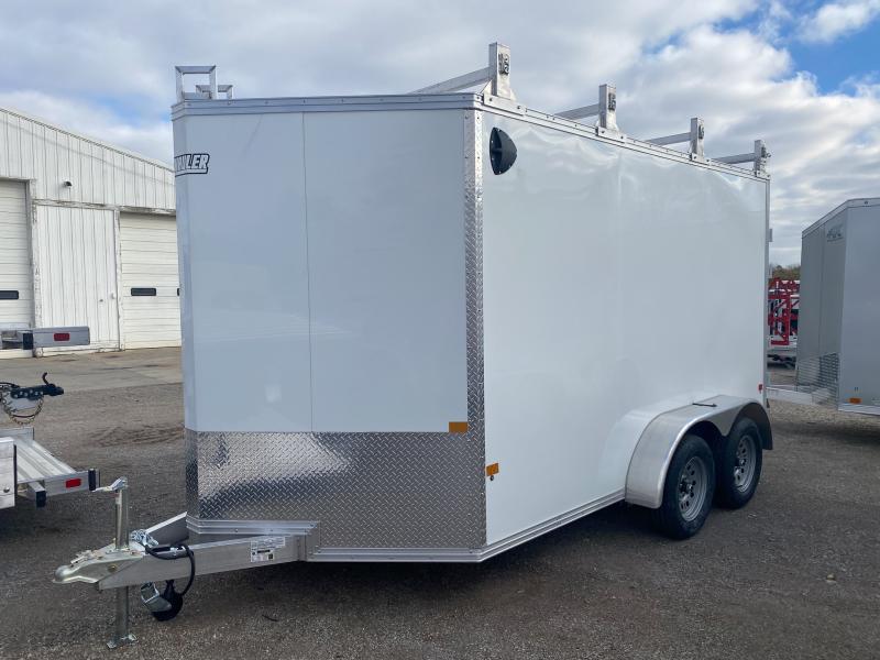 2022 EZ Hauler 7X16 FT ULTIMATE CONTRACTOR TRAILER 10K GVWR LADDER RACK