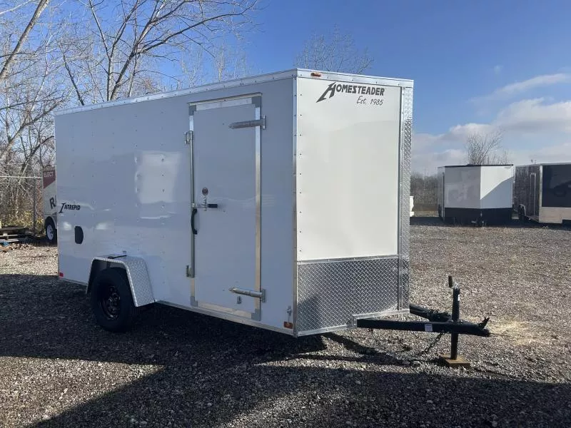 2026 Homesteader Trailers 6 X 12 FT CARGO TRAILER 6 FT 6 IN INT HEIGHT WITH RAMP DOOR