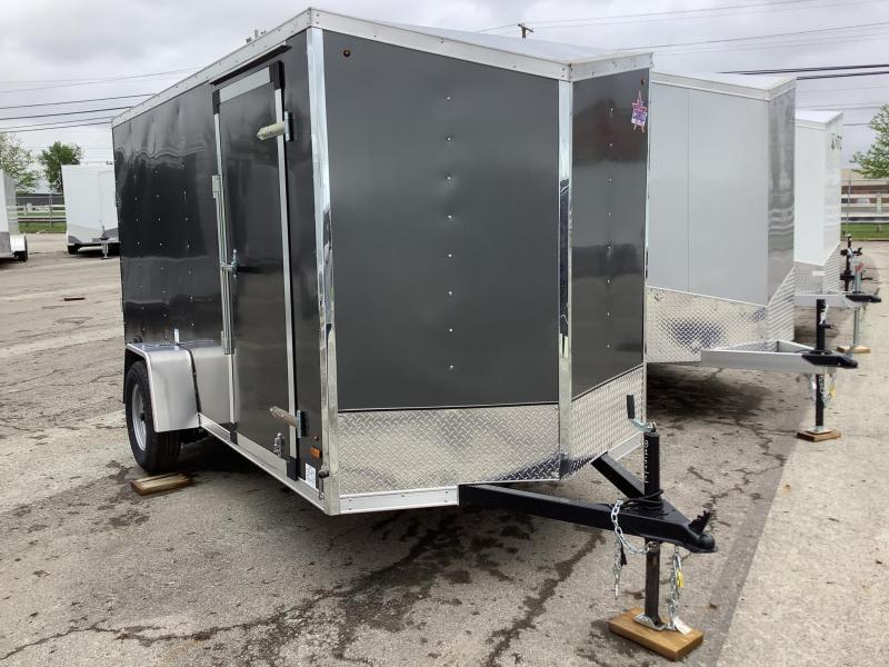 2022 US Cargo 6 X 12 FT CARGO TRAILER SINGLE AXLE RAMP DOOR DR9mYy