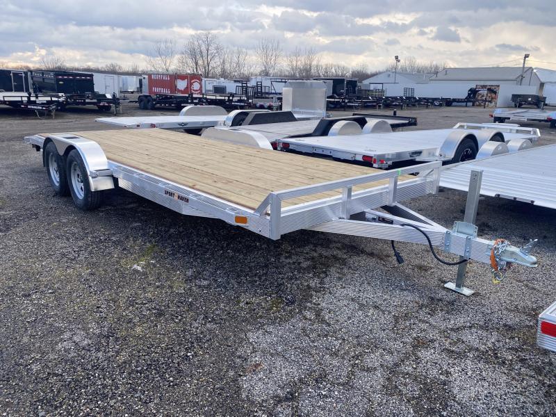 2025 Sport Haven 20 FT ALUMINUM CAR HAULER WOOD DECK 7K GVWR cIhGmO1c1wz0