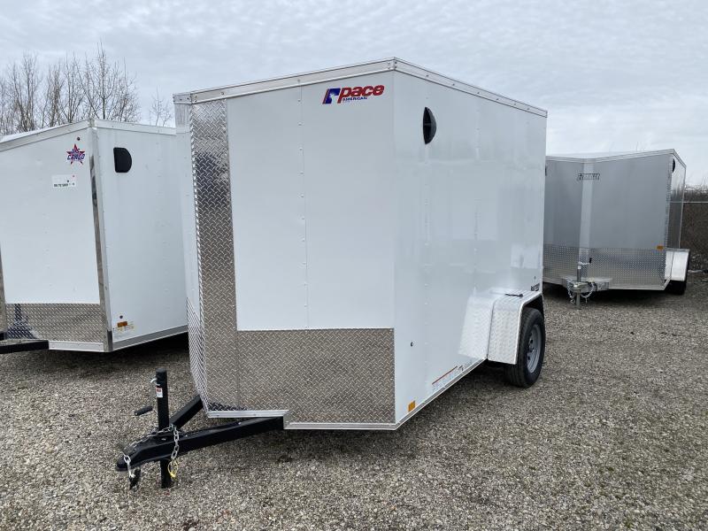 2023 Pace American 6 X 10 FT JOURNEY SE VNOSE CARGO TRAILER WITH RAMP DOOR 6 FT 6 IN INT HEIGHT