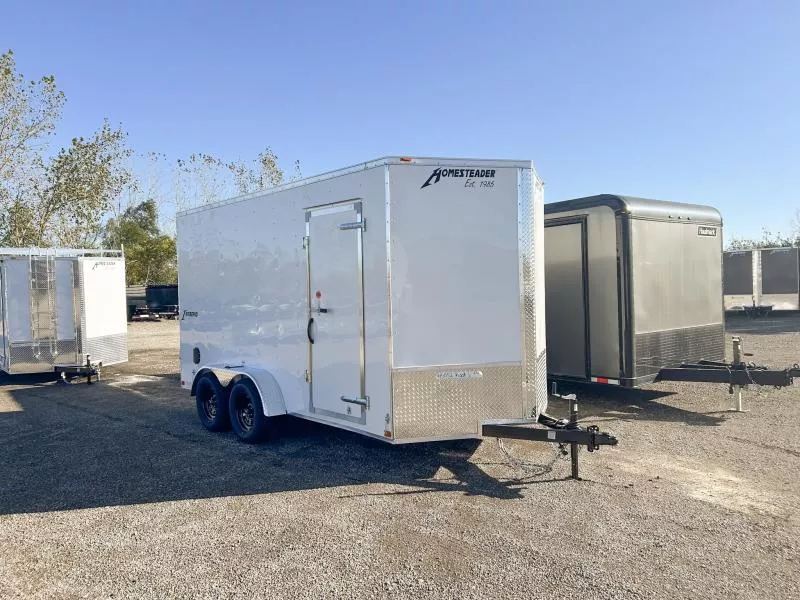 2026 Homesteader Trailers INTREPID 7 X 14 FT CARGO TRAILER BARN DOORS 7 FT INTERIOR