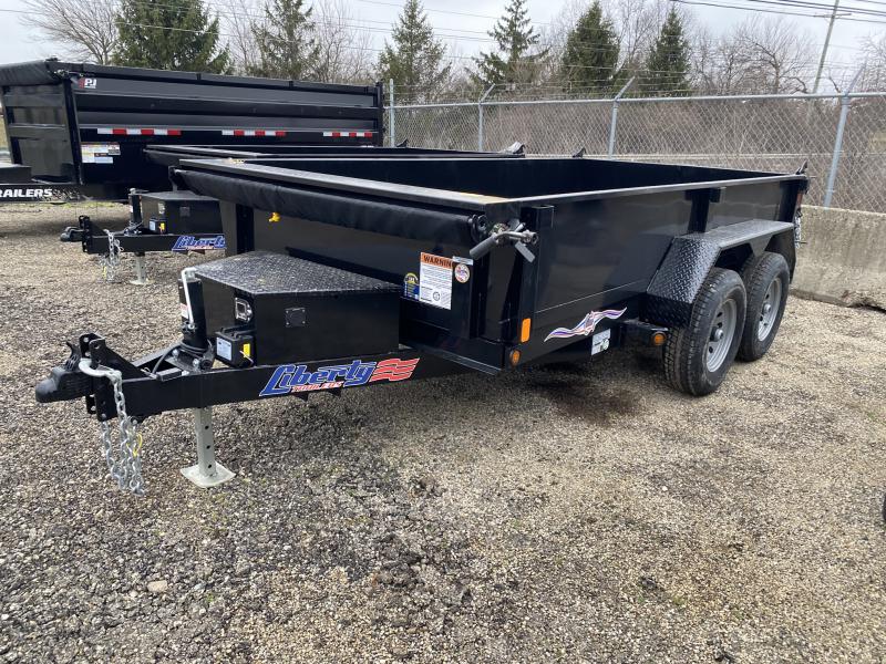 2023 Liberty 6 X 12 FT LOW PRO DUMP TRAILER WITH TARP KIT AND SPREAD GATE