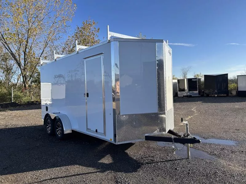 2026 Formula Trailers 7 X 16 FT TRAVERSE ENCLOSED CARGO TRAILER LADDER RACK RAMP DOOR 7 FT INTERIOR HEIGHT