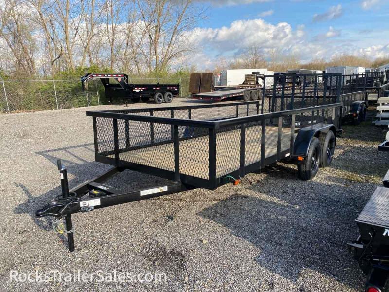 2022 CarryOn 6 X 12 FT TANDEM AXLE 24" HIGH SIDE MESH UTILITY TRAILER