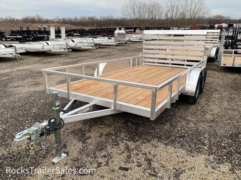 2022 Sport Haven 7 X 14 FT TANDEM ALUMINUM UTILITY TRAILER WITH WOOD