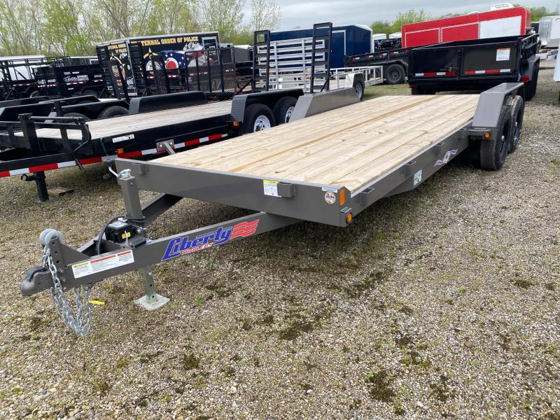 2022 Liberty OPEN WOOD DECK 7 X 20 FT CAR HAULER 10K 2022 Liberty OPEN WOOD DECK 7 X 20 FT CAR HAULER 10K