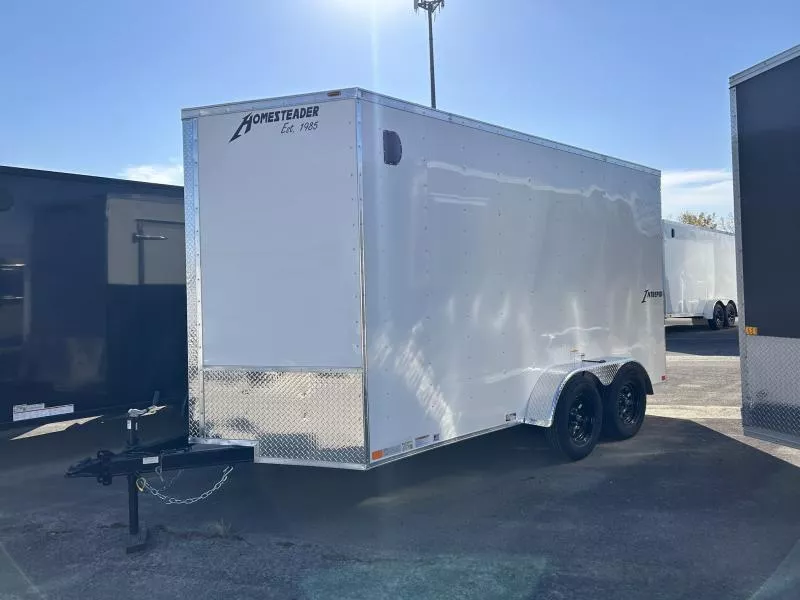 2026 Homesteader Trailers INTREPID 7 X 14 FT CARGO TRAILER RAMP DOOR 7 FT INTERIOR