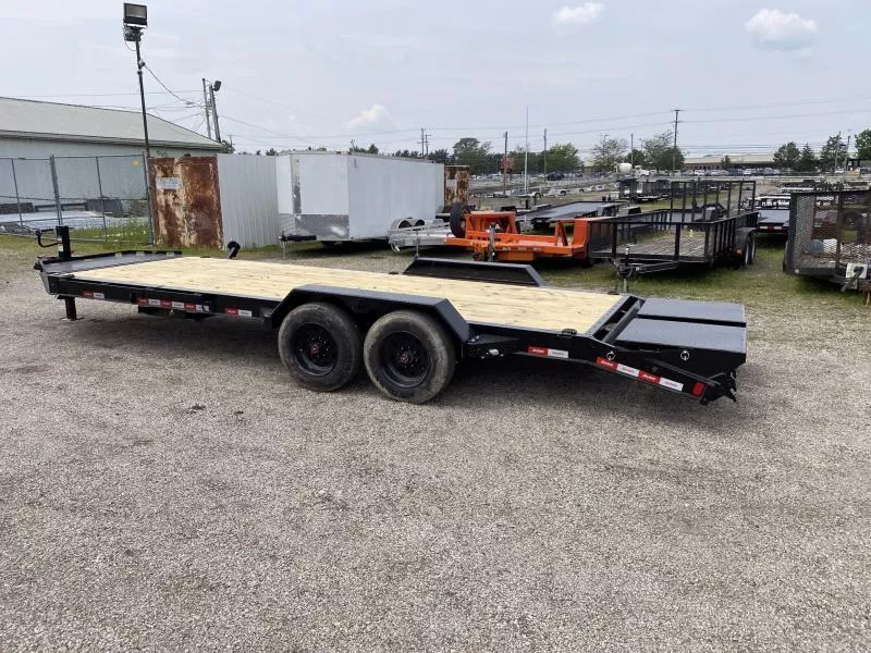 2025 Liberty 83 IN X 22 FT EQUIPMENT TRAILER FULL WIDTH RAMPS 17K GVWR
