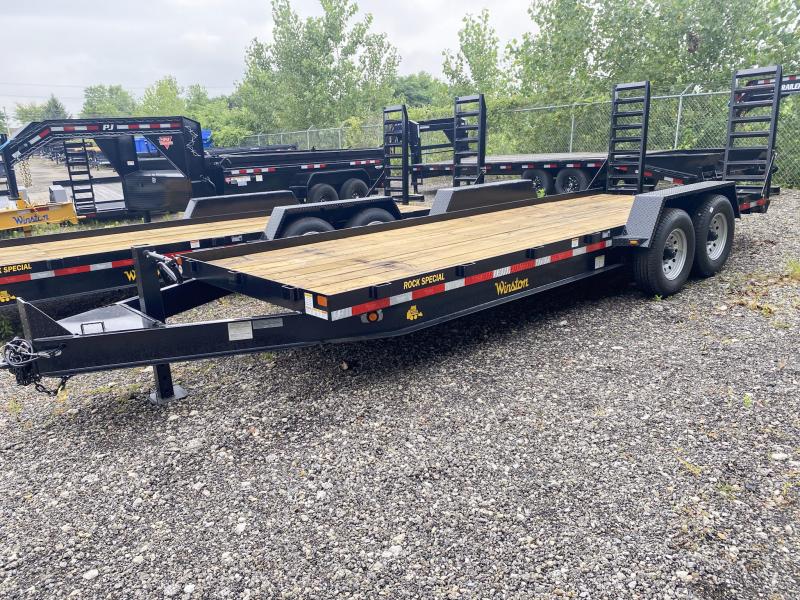 2024 Winston 7 TON 7 X 20 FT SKID STEER TRAILER SPRING ASSIST RAMPS 6kC7bkvb7xme