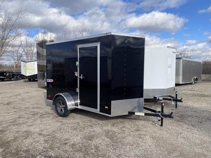 2025 Bravo Trailers 6 X 10 FT HERO CARGO TRAILER 6 FT 6 IN INTERIOR HEIGHT WITH RAMP DOOR 1UiVPMp0wnje