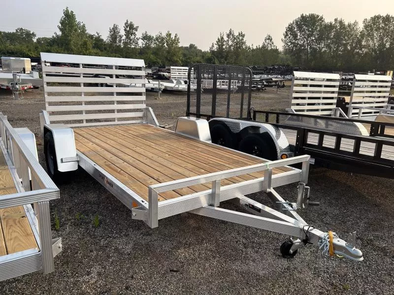 2026 Sport Haven 6 X 12 FT ALUMINUM UTILITY TRAILER WOOD DECK NO SIDE RAIL