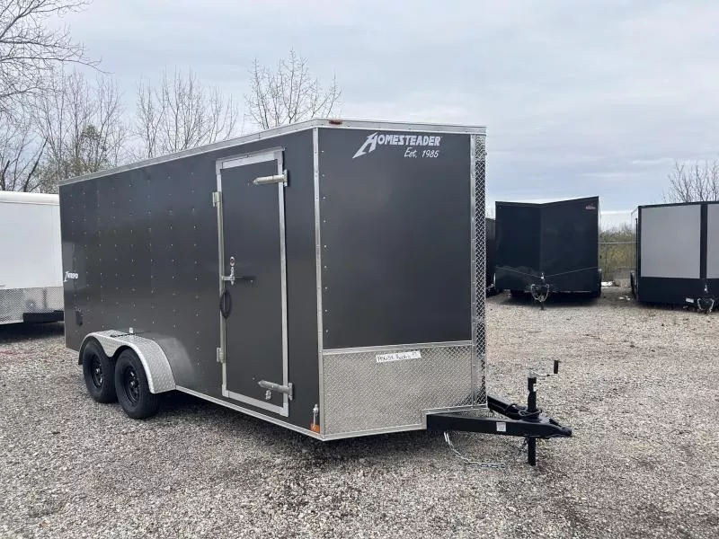 2026 Homesteader Trailers INTREPID 7 X 16 FT CARGO TRAILER RAMP DOOR 7 FT INTERIOR