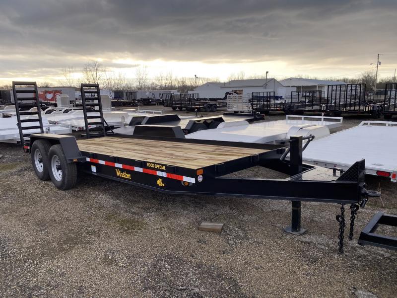 2025 Winston 7 TON 7 X 20 FT SKID STEER TRAILER SPRING ASSIST RAMPS BYB3Mu7okubk
